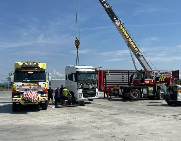 recuperare camion macara